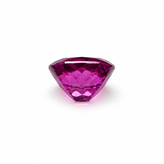 3.8 ct Purple Rhodolite Garnet emerald cut