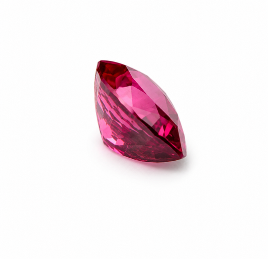 3.35 ct Pink and Purple Rhodolite Garnet pear cut