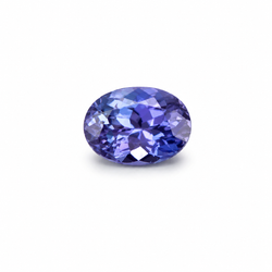 1.85 ct Unheated Tanzanite, light purple AAAA quality oval cut gemstone