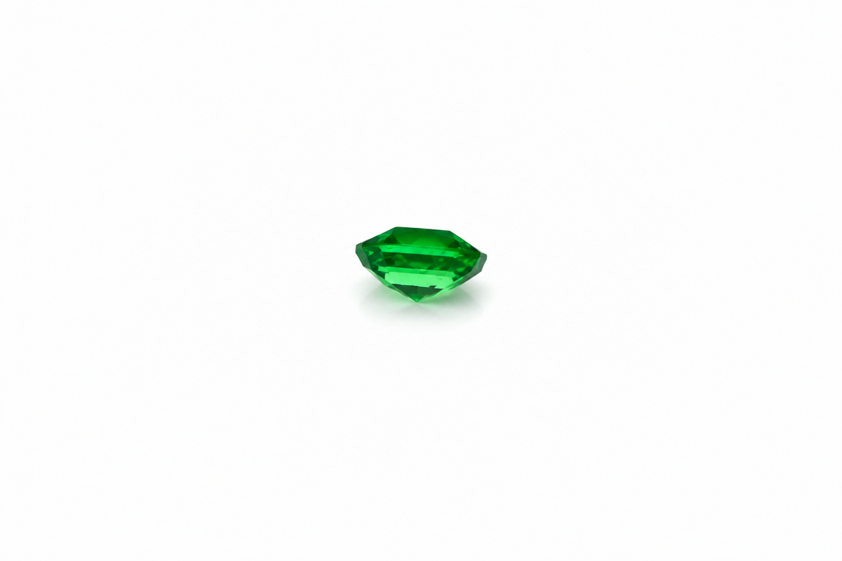 1.3 ct Dark Green Tsavorite Square