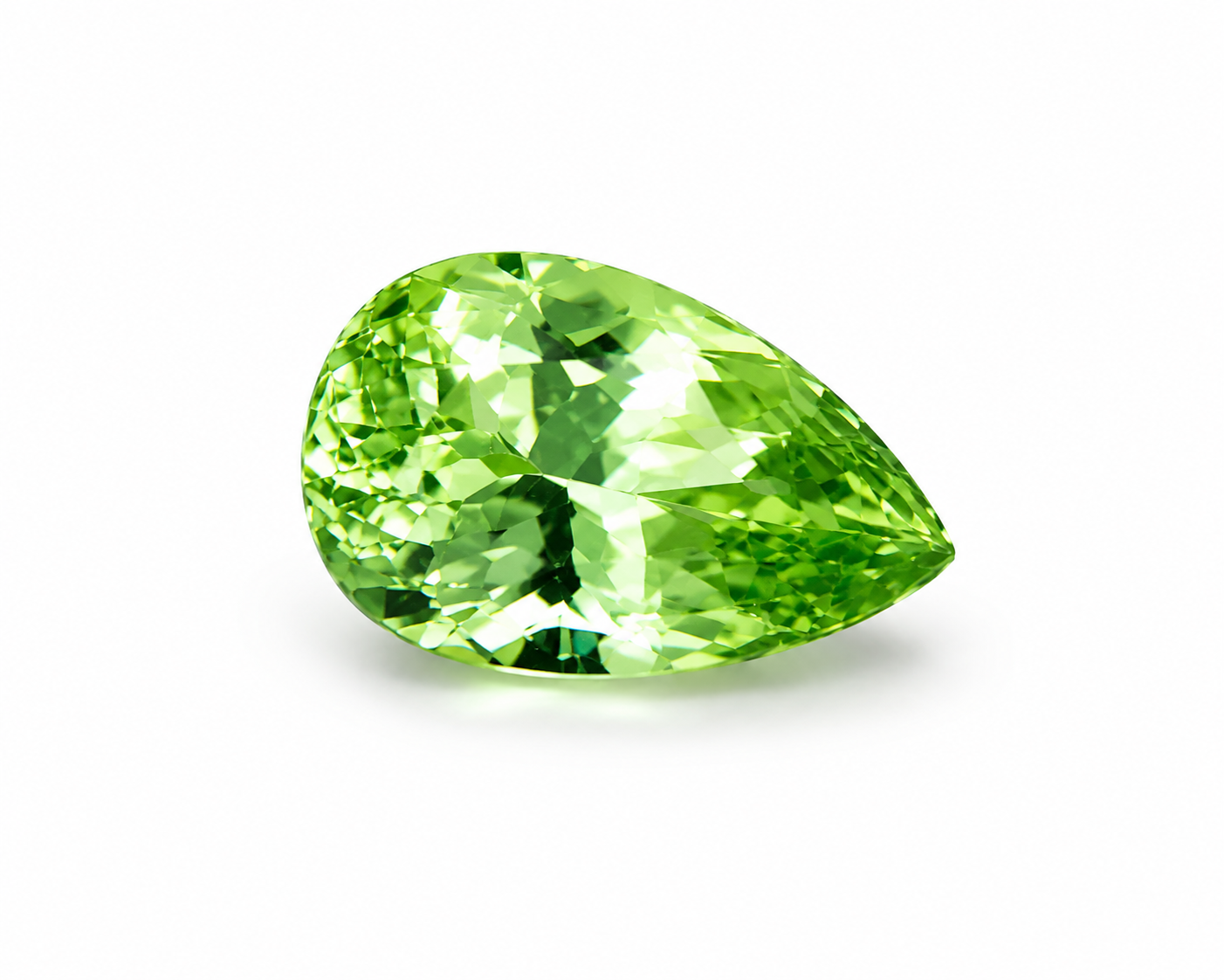 1.95 ct Light Green Tsavorite Pear