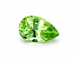 1.95 ct Light Green Tsavorite Pear