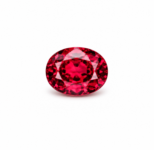 2.3 ct Red Rhodolite Garnet oval cut