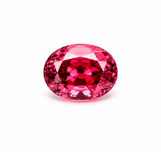 2.3 ct Red/Pink Rhodolite Garnet oval cut