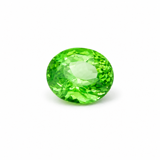 2.6 ct Light Green Tsavorite Oval