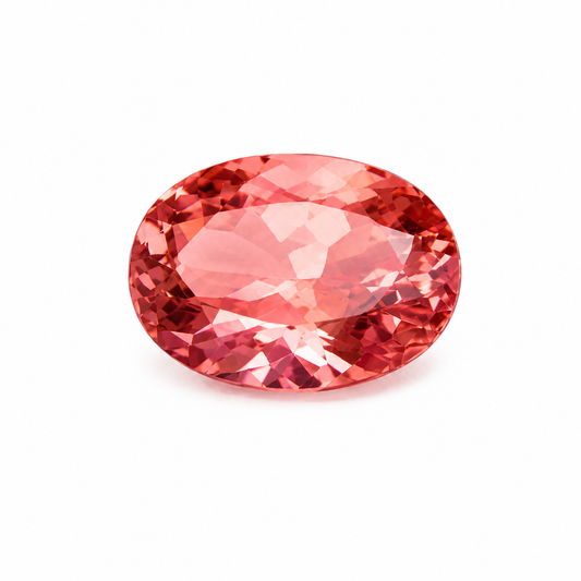 2.8 ct Peach Mahenge Garnet Oval cut