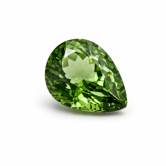 2.85ct Dark Green Chrome Tourmaline pear VSI