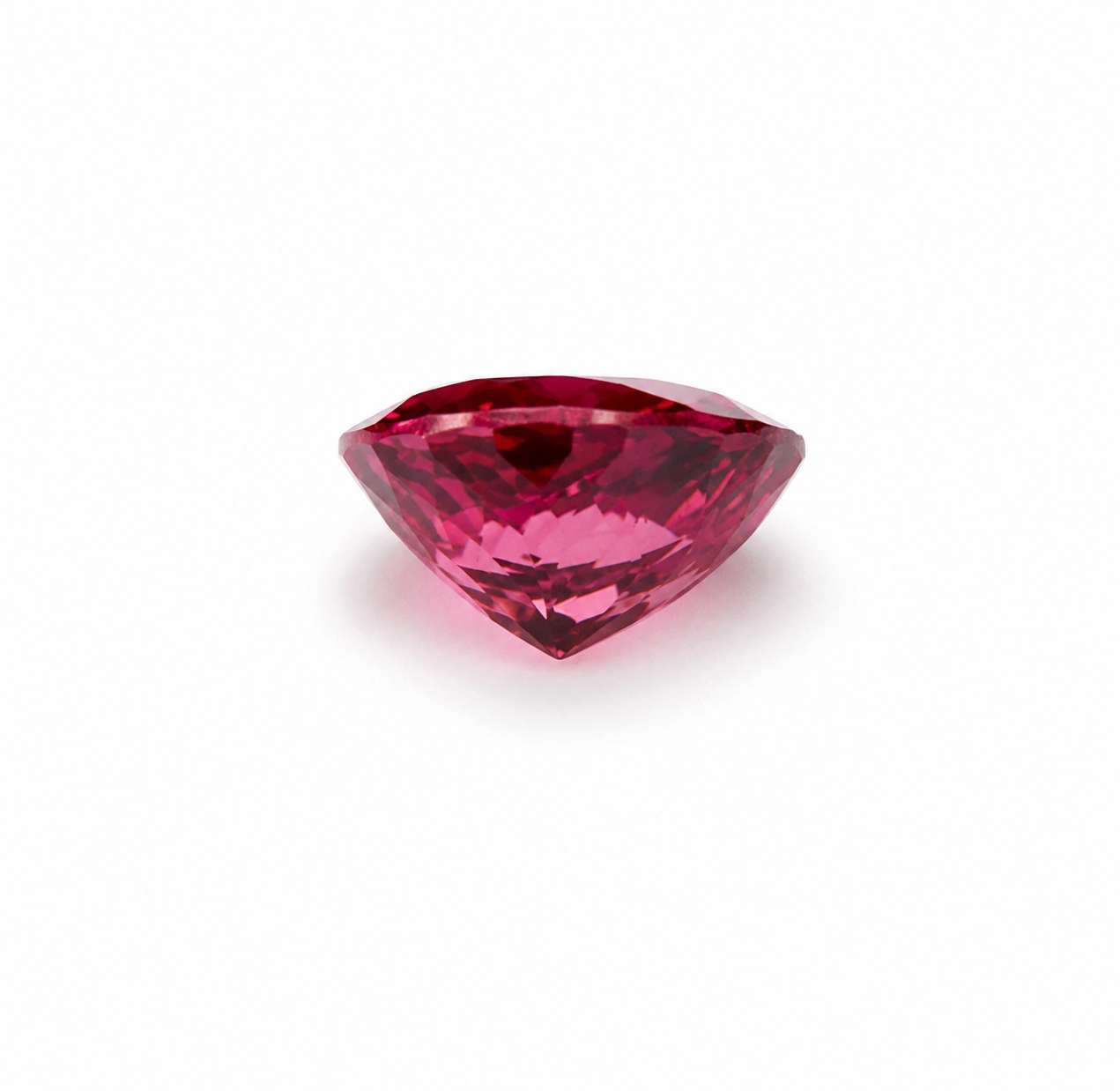 3.35 ct Pink and Purple Rhodolite Garnet pear cut
