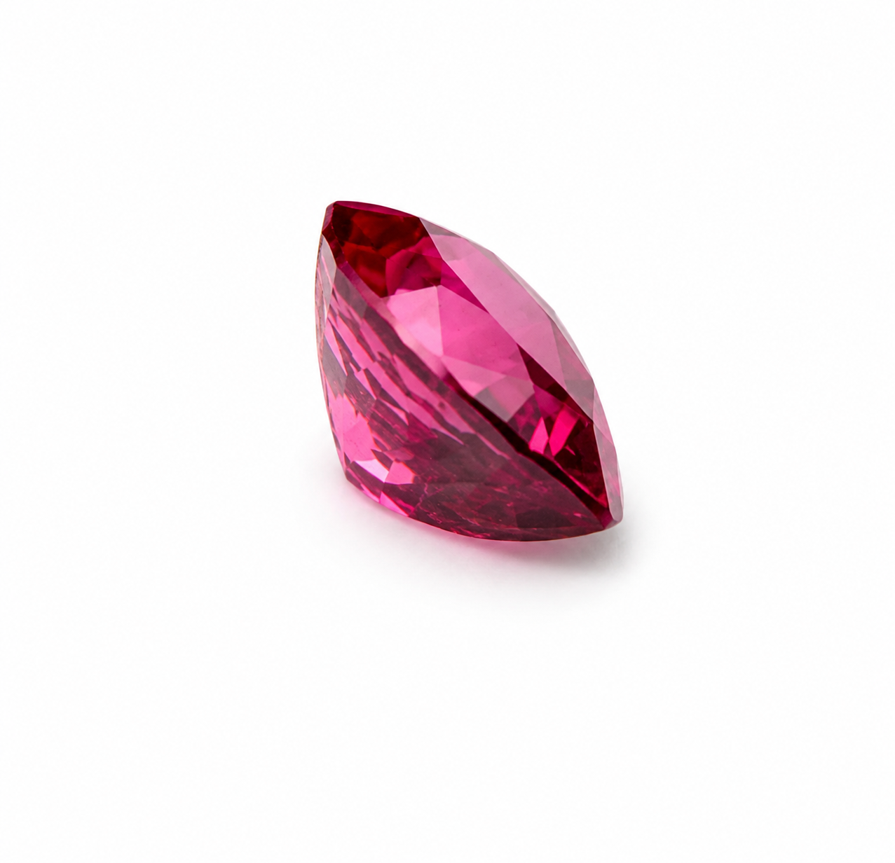 3.35 ct Pink and Purple Rhodolite Garnet pear cut