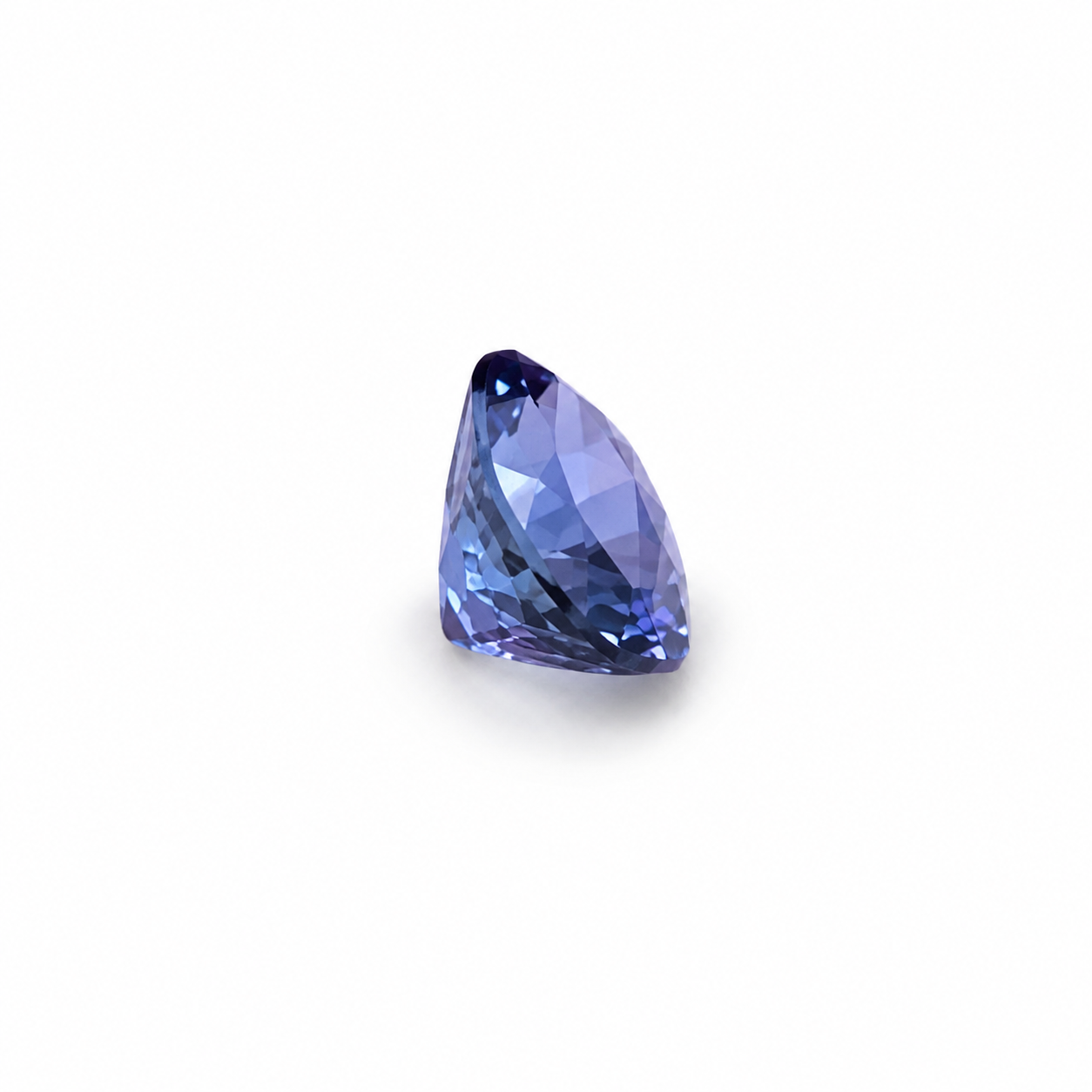 1.85 ct Unheated Tanzanite, light purple AAAA quality oval cut gemstone