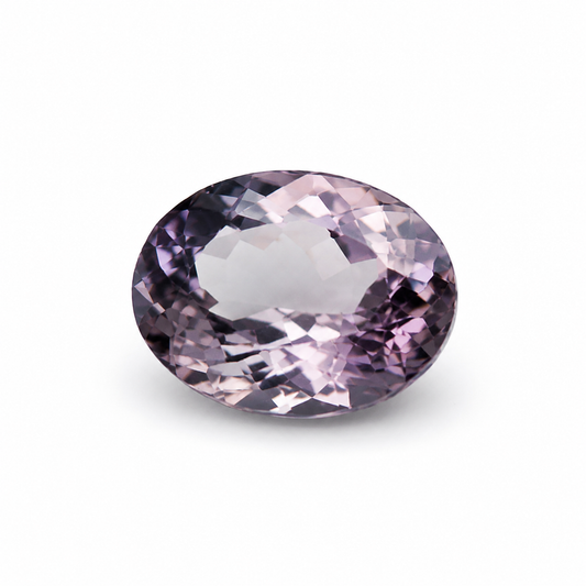 1.6 ct Unheated Tanzanite, ; light purple, AAAA quality oval cut gemstone