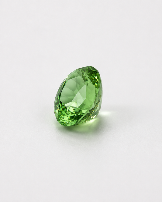 3.65ct Light Green Chrome Tourmaline Oval