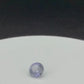 2.3 ct Unheated Tanzanite, ; light purple, AAAA quality round cut gemstone