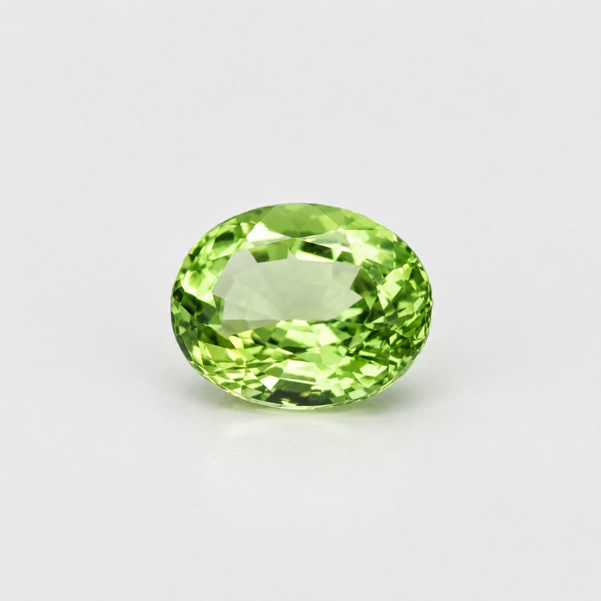 3.3 ct Light Green Chrome Tourmaline Oval