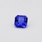 1.95 ct medium blue AAA Tanzanite square cut